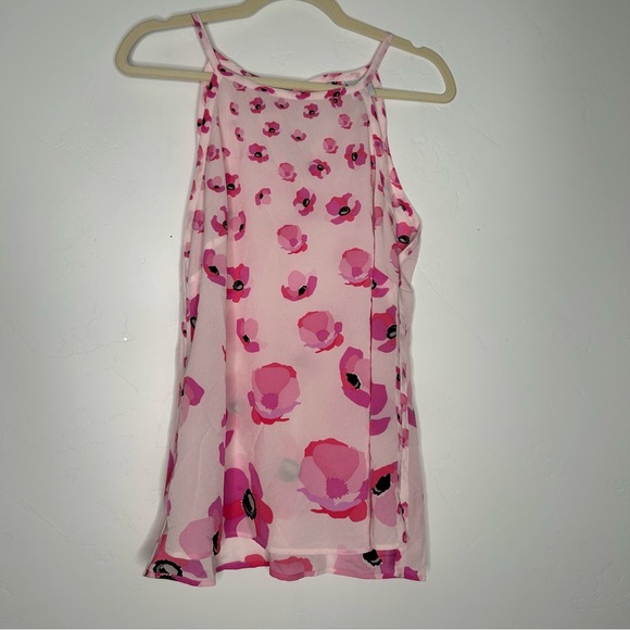 2 Cabi Floral Tank Blouses Red and Pink Size Medium Spring Summer Office Work - Picture 9 of 13